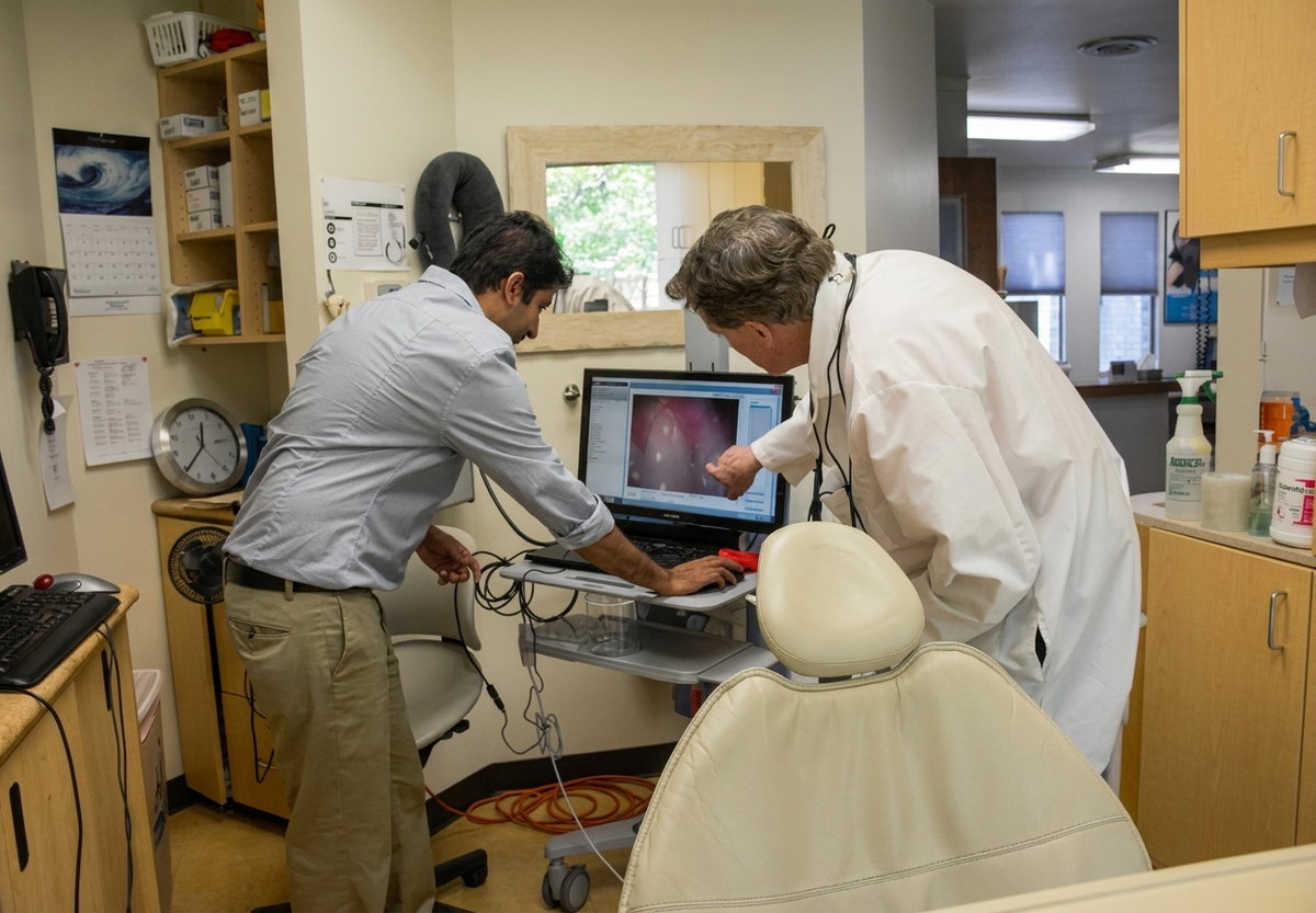 Analyzing dental imaging software chairside