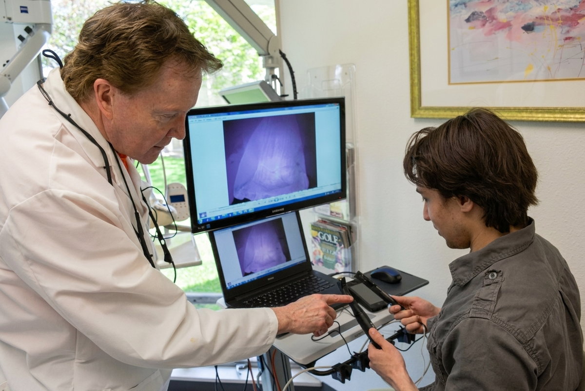 Reviewing low-light dental imaging